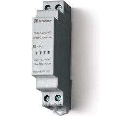 Импульсный источник питания Finder вход 110-240В AC, выход 24В DC, 12Вт, 0, 5А, 781212302400 