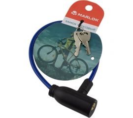 Тросовый замок Marlok вс-т d=6 мм, l=350 мм, ключ 006478 