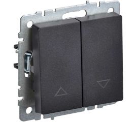 Выключатель IEK Brite жалюзи 10а вс10-1-5-брч черный BR-V15-0-10-K02 
