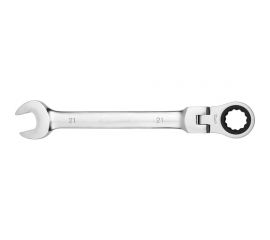 Комбинированный трещоточный ключ с шарниром AV Steel 21мм AV-315221 
