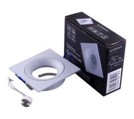 Стационарный светильник Светкомплект AS 48 MWH из алюминия квадратный AS48MWH 