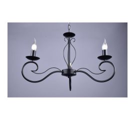 Подвесная люстра РОССВЕТ 3х60ВтхE14 РС20944 BK/3P 