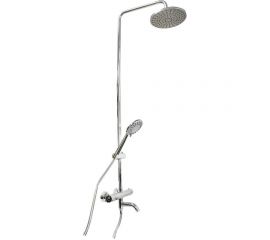 Душевая система SANTREK AQUA-1220 PRESTIGE (SAP-1220) термостатическая, с верхним душем и смесителем (хром) 288323 