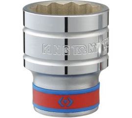 Головка торцевая стандартная двенадцатигранная дюймовая 1/2"", 15/32"" KING TONY 433015S 