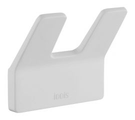 Двойной крючок IDDIS Slide сплав металлов, белый матовый SLIWT20i41 