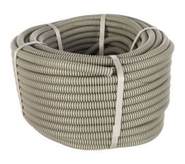 Гофрированная труба Строитель ПВХ серая д16 50м PR.031650 