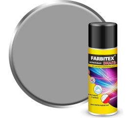 Акриловая эмаль Farbitex аэрозоль, 520 мл, RAL 7004 серый сигнальный 4100008939 