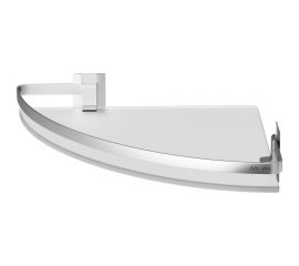 Угловая полка AM.PM Sense L стеклянная, алюминий A7456100 