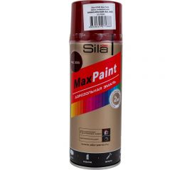 Универсальная аэрозольная эмаль Sila home max paint винно-красный ral 3005, 520 мл 00-00004728 SILP3005 
