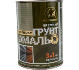 Грунт-эмаль 3 в 1 Радугамалер белая 0,9 кг 4650001275097 