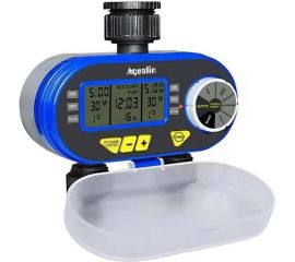 Электронный двухканальный таймер для полива Zitrek aqualin at04 c жк-дисплеем 082-2053 