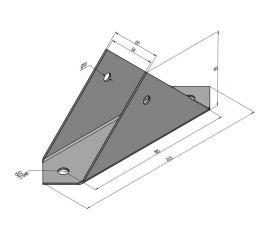 Подпятник для мачты Мачты.ру ПДК8-10 цинк 259440116810 