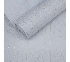 Бумажные обои Саратовские обои плотные, дуплекс, 0,53x10 м, Короед, белый Д667-00 