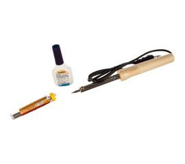 Паяльник Pro Legend 60вт, конус, подставка, флюс 20мл., PL4301 