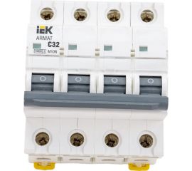 Автоматический выключатель IEK ARMAT M10N 4P C 32А AR-M10N-4-C032 