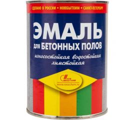 Эмаль для бетонных полов Новбытхим серая, 1 л 509 