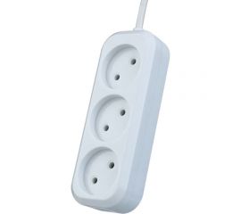 Сетевой удлинитель PERFEO без заземления RU POWER 7 м 3 розетки белый 30 013 088 