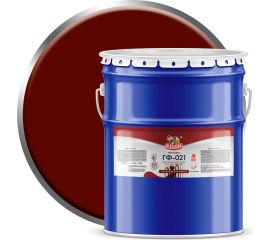 Грунтовка OLECOLOR ГФ-021 красно-коричневый, 25 кг 4300003710 