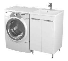 Тумба Uncoria Мера 55 под раковину Magenta 1200 R/L и стиральную машину с 2-мя дверками 55544 