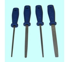 Набор напильников CNIC A14 150 мм, №2, с пластмассовой ручкой, 4 шт. 32414 