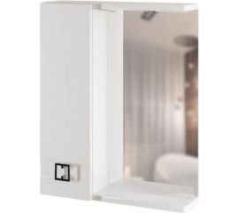 Навесной шкаф MIXLINE ""КВАДРО-55"" левый, с подсветкой, ПВХ 551700 