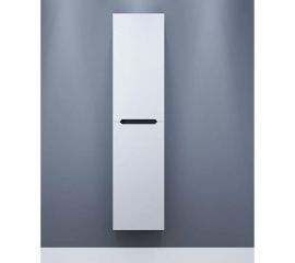Шкаф-пенал для ванной Uperwood Tanos_33х27х150 см, подвесной, правый, белый/графит 2910202151 