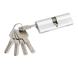 Цилиндр PALIDORE алюмин. А 90 PС (ключ/ключ, хром блестящий) TURDUS 98760961 