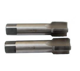 Метчик CNIC G 1 3/4"" 9ХС трубный цилиндрический, ручной к-т из 2-х шт. 11 ниток/дюйм левый 59410 