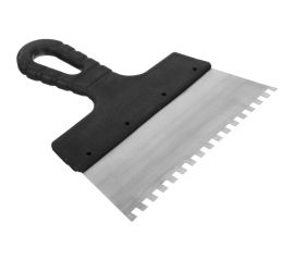 Нержавеющий шпатель РОКОТ пластиковая ручка 100 мм, зуб 4x4 683-150 