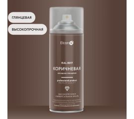 Универсальная алкидная эмаль Elcon ral 8017, коричневая, глянцевая, аэрозоль, 520 мл 00-00463203 