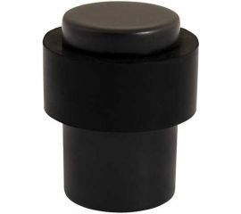 Дверной напольный упор FUARO STOPPER/14 (DS-14) BL-24 черный 43243 