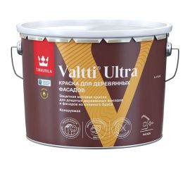 Краска Tikkurila valtti ultra база С, 9 л, для деревянных фасадов 260556 