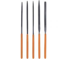 Набор надфилей TDM 5 шт, O3 мм, длина 140 мм, пластиковая рукоятка, Рубин SQ1026-0301 