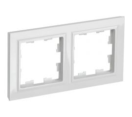 2-местная рамка IEK Brite ру-2-брб белый BR-M22-K01 
