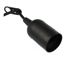 Подвесной патрон REXANT с клеммной колодкой E27 черный 11-8825 