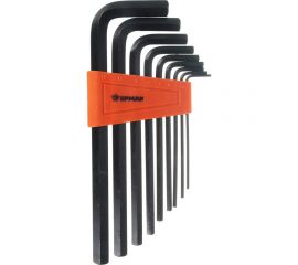 Набор ключей - шестигранников ЕРМАК 2,0-12мм, удл.,9шт. (012) 657-012 