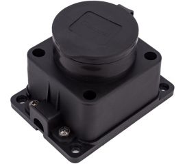 Розеточная колодка General Lighting Systems GSB-16-1-G-IP44, 16А, 1 место, с заземлением, без выключателя 470026 