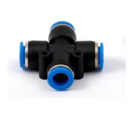 Фитинг четвертник (крест) цанговый 8 мм Pegas pneumatic 5803 