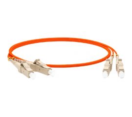 Волоконно-оптический шнур Hyperline FC-D2-62-LC/PR-LC/PR-H-3M-LSZH-OR патч-корд MM 62.5/ 28240 