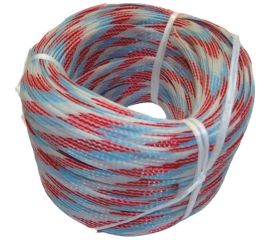 Змейка Maksimal 6 MaksiFlex Триколор на белом фоне 10м 349 