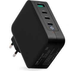 Блок питания TopOn GaN 130W 3 Type-C PD, PPS, USB QC Черный TOP-GaN-130WB 