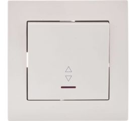 Проходной выключатель Lezard VESNA с подсветкой крем 742-0388-114 