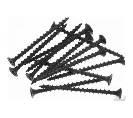 Саморез Качественный КРЕПЕЖ 4,2х64 потай, крупная резьба, оксид 1 кг 1000815 КЧ 