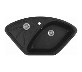 Кухонная мойка GreenStone GRS-10E цвет: черный GRS-10E-308 