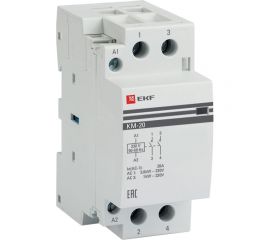 Модульный контактор EKF 20А, 2п, 220В, 2NO, КМ km-2-20-20 