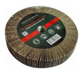 Круг лепестковый зачистной (125x25x16 мм; №100) ROCKFORCE RF-FD2100F 