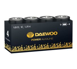 Алкалиновая батарейка DAEWOO LR14 Power Alkaline Pack-4 5046566 