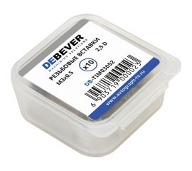 Резьбовые вставки DeBever M3x0.5, 2.5D, 10 предметов DB-TIM03052 
