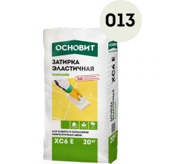 Эластичная цементная затирка для заполнения и защиты межплиточных швов шириной 1-10 мм Основит ПЛИТСЭЙВ XC6 E жасмин 013, 20 кг 77948 