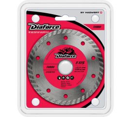 Диск алмазный Turbo 115x22.23x8х2 мм, сухой рез DIAFORCE 501115 